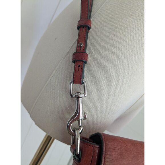 Coach Bleecker Penny Crossbody Bag - Red Leather - Turn lock - Picture 4 of 9